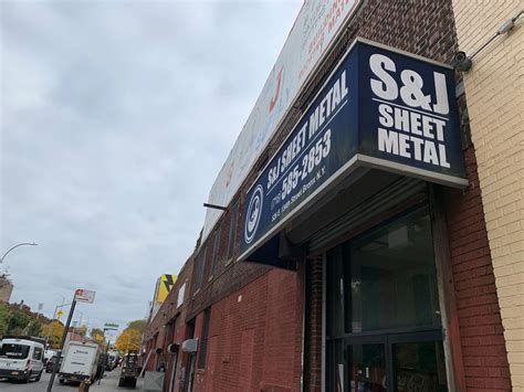 s&j sheet metal in the bronx|s' or s's.